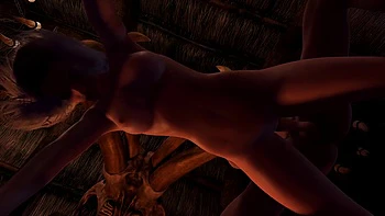 Sexy Blonde trying to hold the plank position while getting anal - 3D Porn