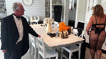 The Bad Butler Fucks The Slutty Maid