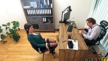 Marica Chanelle and Stanley Johnson in office casting