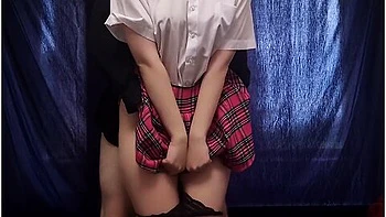 First Sex Of A Shy Cute Japanese Schoolgirl