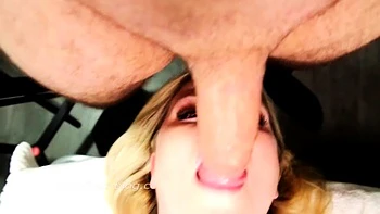 Marilyn Midas Blonde Mature Milf Footjob & Face Fuck