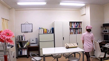 JAVHUB Big tit Japanese nurse sucks her patients