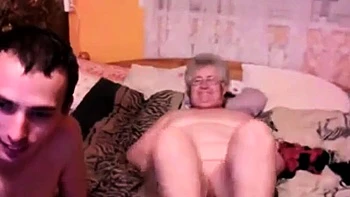 Fat blonde stuffing mouth with cock and fingering twat