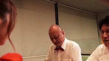 Hot Japanese Babe At The Restaurant