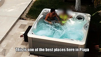 SUPER HOT Venezuelan MODEL Gets Fucked In The Jacuzzi &amp;