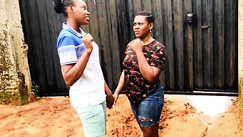 Horny BBW Ebony Lesbian Tonguing Pussy