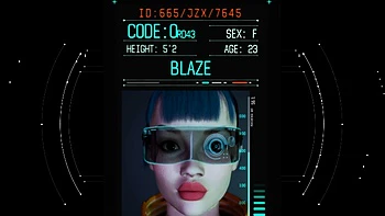 Nexus-3 Neon Dreams - Cyberpunk Shemale fucks hard sexy girl