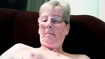Granny's Webcam Titillating Tit Play