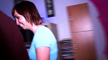 Pretty girl analyzed in the dorm