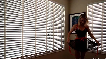 Vicky Stark Black Lingerie Patreon Video