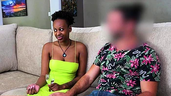 Bubble Butt Black Babe Rides Big Cock