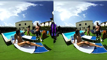 PURITYVR Three lesbian goddesses with Guilia, Benny, and Ale