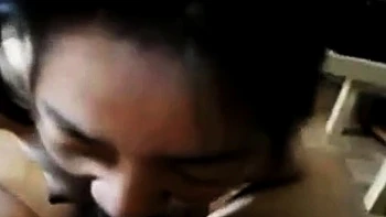 Cute Asian Girl Gives Blowjob Using Only Her Mouth