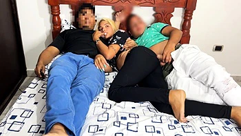 Movie Night with My Friend and His Girlfriend Who Turns Me