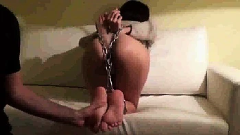 Punished with an excruciating feet tickling
