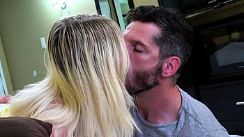 Blonde teen fucked hardcore in this free video