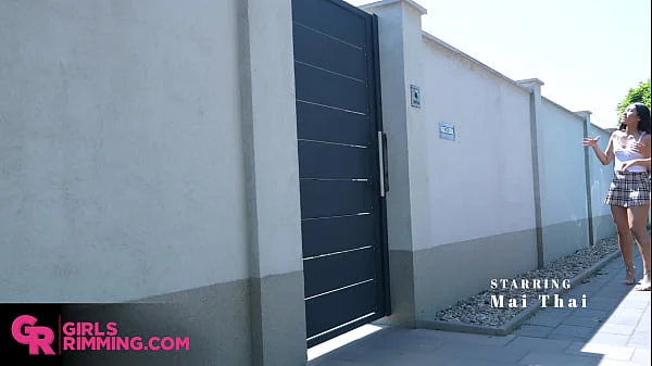 GIRLSRIMMING - Fabulous threesome anal with Mai Thai and Alyssa Bounty