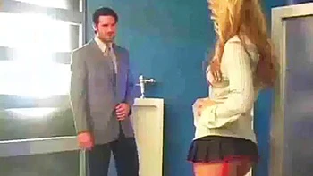 Kayden Kross fucks in the bathroom: Blowjob, Doggy  Cowgirl Porn