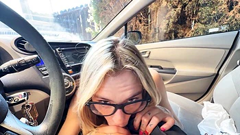 Blonde girl moaning with pleasure on the bed with shawn