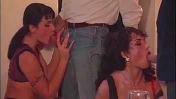 Dinner party foursome: Blowjob, Doggy  Cowgirl Porn