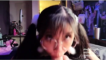 Exchange Student Sucking Dick For Shopping Spree At The Mall