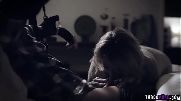 Stepmom Kit Mercer giving her stepson some relief using her milfy mouth