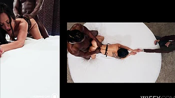 Jax Slayher’s big black cock dominates backstage action