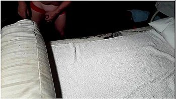 Old Barres Prepares Everything For My Clit Massage