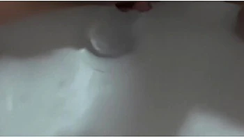Discreet Dildo Fucked In The Bath
