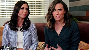 GIRLSWAY Angela White Plays Lesbian Matchmaker for Casey & Aidra