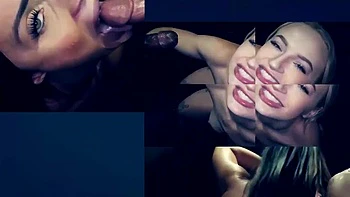 GloryholeSecrets - Cute Blonde Deepthroats Dick After Dick At Gloryhole: Porn