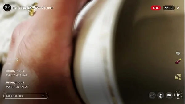 PERVERSE FAMILY LIVE - Lina's Hairy Cunt: Replay the kinkiest livestream!