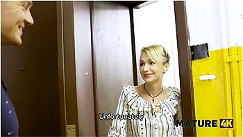 Mature Woman Cant Be Restrained When Theres Boy In Her Bed - Cherry Aleksa