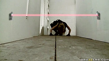 Busty goddess with long legs Madison Scott likes anal penetration