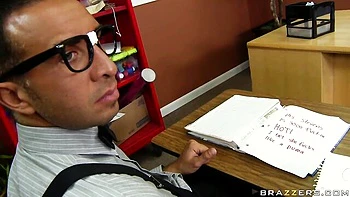 Classroom hardcore fuck with a cum-swallowing Tabitha Stevens