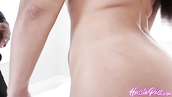 Aesthetic busty ebony Adriana Maya is enjoying intensive dick-riding