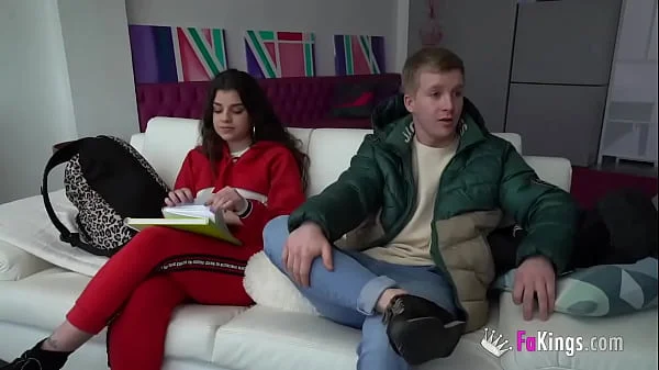 Geography lesson ends up with HOT TEENAGE SEX between Chiki and her young friend