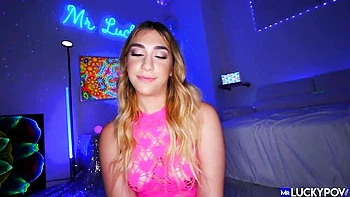 POV fuck in the missionary pose with a gorgeous beauty Lexi Grey