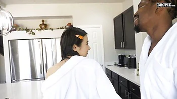 Perky Asia Rivera at side fuck action