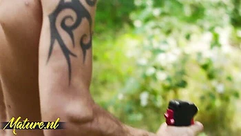 Standing doggystyle trailer with glorious Angelique Luka and Angelique from Mature NL