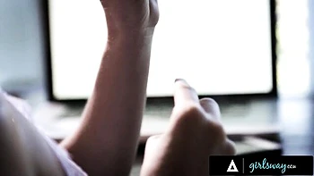 Girls Way featuring Adriana Chechik's yoga pants smut