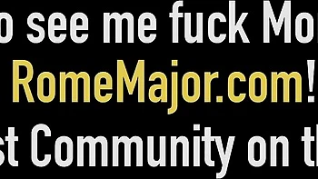 Amatory Rome's big cock porn