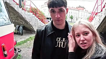 Stanley Johnson and Nikoletta Queen's hot blonde dirt by VIP 4K