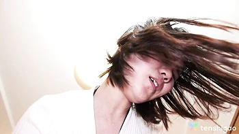 Asiaporn smut with adorable Miharu Kai from Tenshigao