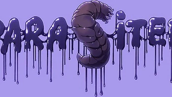 Smiling Alecia and Clemence's parasite porn