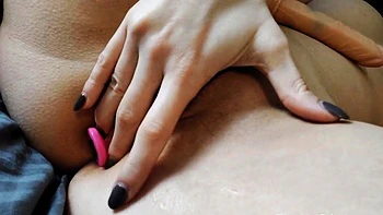 Stretching my holes with anal toys and a big dildo