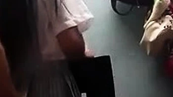 Brunette Amateur Fucked Doggystyle On Hidden Camera