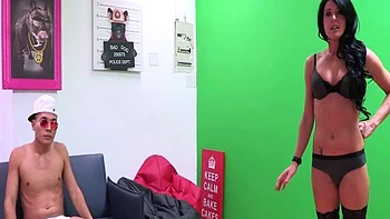 Brunette amateur blowjob and cock riding to earn some cash