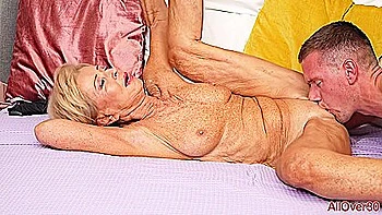 Granny With Young Guy - Kristy Roman