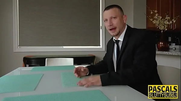 Busty milf sub gets pussy pounded